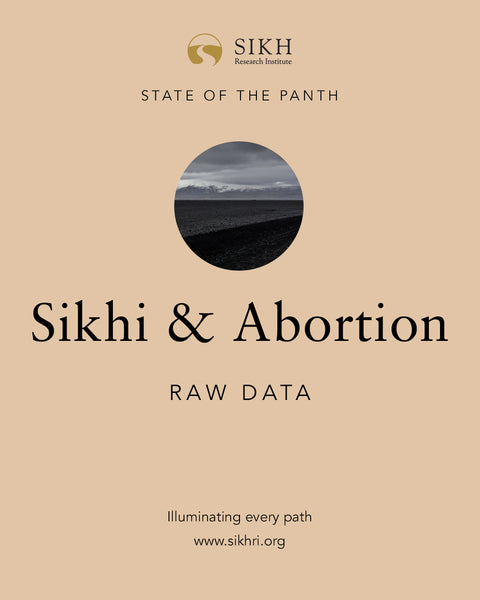 Sikh & Abortion: Report - Raw Data